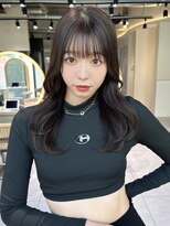 ロンドメリア 天神大名店(Lond Melia) 小顔に見せるヘア/ワンレン/ボブウルフ/ネビージュ/黒髪カタログ