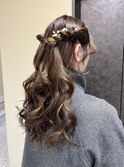 大人気★ふわふわハーフツイン♪結婚式お呼ばれヘアセット