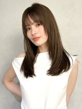 カナン 銀座(CANAAN) 美髪ベージュカラー　フェイスレイヤー　ワイドバング