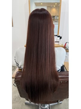 ラメル(RAMEL) 髪質改善カラー＋補強トリートメント　深みRED