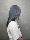 ブルーグレー/ブルーカラー/グレーカラー/ブリーチカラー