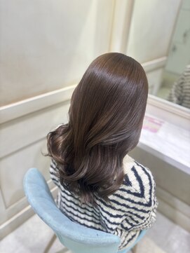 アソビ 表参道(ASOBI) ラベンダーピンク/小顔/ワンレン/髪質改善/前髪