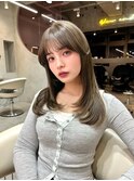 韓国大宮ミディアムレイヤーオリーブ
