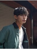 初めてのパーマでも◎ラフな質感が人気のシャドウパーマ