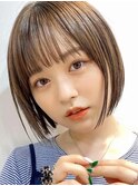 シアカラー/ワンカール/ダークアッシュ/セミディ