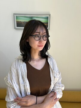 サザ 坐 ヘアークラブ オトナかわいいミディアムスタイル