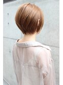 襟足すっきりショートボブ　ショート