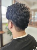 お手入れいらずのJカールパーマ。