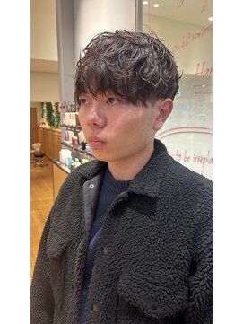 【松尾が作る】【人気Ｎｏ．1】【メンズ】シャドウパーマ