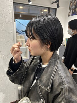 ワープ 青葉台(WARP) ショート／髪質改善／暗髪/メンズ/カラー