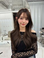 キティー サカエ(kiti SAKAE)&nbsp;ベージュ/レイヤーカット/ハッシュカット/栄