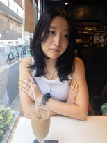 ベンジー オウン 代々木上原店(benji own)&nbsp;ダークグレー　顔まわりレイヤー