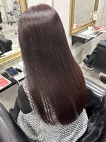 ルノン(LUNON)&nbsp;黒髪クラゲヘアーオリーブグレー小顔ココアベージュ