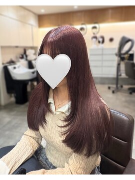 ヘアーサロン ウィング(HAIR SALON Wing) 赤坂＊ブリーチなしラベンダーピンクカラーメテオカラー