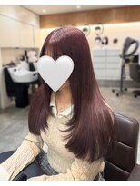 ヘアーサロン ウィング(HAIR SALON Wing) 赤坂*ブリーチなしラベンダーピンクカラーメテオカラー