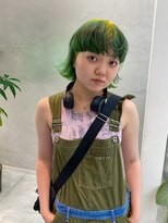 クオン(QUON)&nbsp;カジュアルモードマッシュウルフ×グリーンミックス