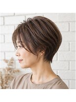 ヘアアンドメイク アース 入間店(HAIR&MAKE EARTH) 美シルエットショートボブ
