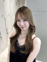 トリッカ シブヤ(TRICCA SHIBUYA)&nbsp;くびれ巻き/韓国ガーリー/ナチュラルヘア/透明感カラー