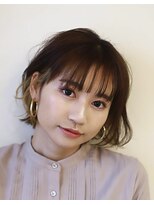 トトノ ヘアアンドケア(TOTONO hair & care)&nbsp;外ハネボブ×ナチュラルブラウン