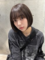 アクロ 梅田店(ACRO)&nbsp;艶感ダークブラウンコンパクトボブ