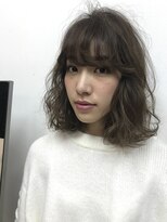 【佐藤詩穂】愛されミディの透明感カラー