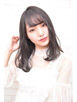 ウィル 東三国店(WiLL)&nbsp;【WiLL水谷】抜け感ダークグレージュセミロング