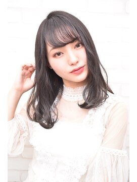 ウィル 東三国店(WiLL) 【WiLL水谷】抜け感ダークグレージュセミロング