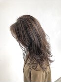 さりげないおしゃれ極細ハイライト