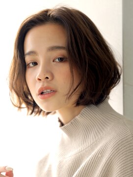 アビエクレール 河内花園(abije claire) ふんわりワンレンボブ★20代30代50代 髪質改善