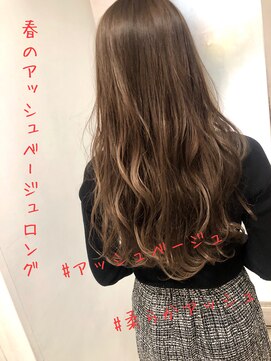 ダーツ(darts) 【darts 松永雄樹】透け感アッシュベージュ×ロングヘア