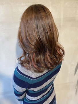 ヘアーサロンウル(hair salon ulu) ポイントピンクハイライト