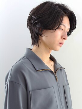 ラミ(L'ami) 《吉田丞》爽やか七三アップバング×リバースパーマ