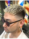 スキンフェード×クロップスタイル