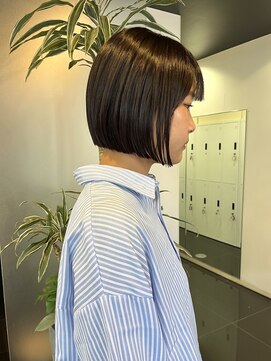 スタイル 茅ヶ崎店(STYLE) 【Maru】ミニボブ黒髪グレーベージュアッシュカラー