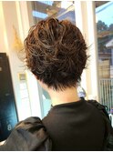 【SHARON原宿】マットベージュ×くりっとパーマ