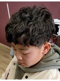 【周囲も虜に♪】キッズヘア×無造作パーマ
