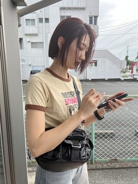 サーリー(SURLY) ワインレッド切りっぱなしボブ