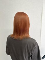 ミューバイケンジ(miu by KENJE)&nbsp;miu&橋本愛海　夏っぽオレンジカラー