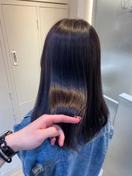 ジーナ 船橋(Zina) 髪質改善＊ロングレイヤーグレーベージュ＊美髪【Zina船橋】