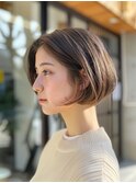 ワンカールくびれヘア小顔カット
