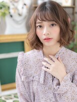 カバーヘア ブリス 大宮西口(COVER HAIR bliss)&nbsp;ベビーバング大人ハイライト小顔前下がりボブc5大宮20代30代40代