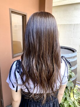 ココカラヘアー ニコ(cococara hair nico) レイヤー/顔まわり/後れ毛/グレージュ/髪質改善/透明感