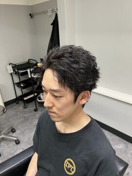 ブライト(Bright) スパイキーショート×ピンパーマ
