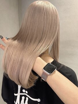 ペレ 梅田(PELE) 前髪/アンブレラカラー/こなれミディ/イメチェン/ウェーブパーマ