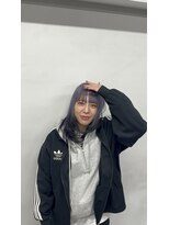 スリー 横浜(THREE)&nbsp;【RUKI指名限定】ルーツカラー ラベンダーカラー デザインカラー