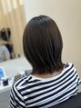 アグ ヘアー イース 太田2号店(Agu hair ease)&nbsp;【サファイア】ブルー系透明感カラー　#くびれカット
