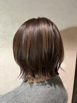 カプロアシヤ(Capullo.Ashiya)&nbsp;【Capullo.Ashiya】ツヤ感ベージュレイヤーボブ