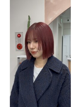 ソルバイシェス(SOL by shes) ぷつっとボブと顔周りレイヤー