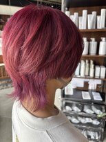 サロン クラッチ クリエイティブ コンセプト(salon CLUTCH creative concept)&nbsp;〔shortwolf〕wine red × lavender pink
