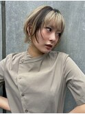 【 ショートウルフ × デザインカラー 】浅野美紀